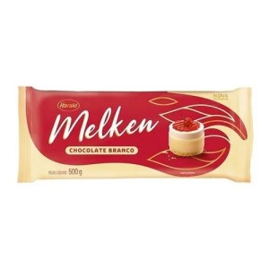 CHOCOLATE BARRA CHOC. BRANCO MELKEN 500G HARALD