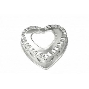 FORMA CORAÇÃO DECORADO 33 X 7CM - CAPARROZ