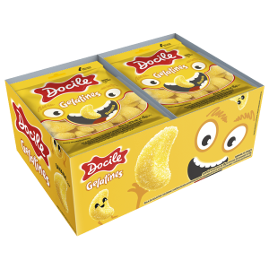 BALA GELATINA MINI BANANA 15G DOCILE