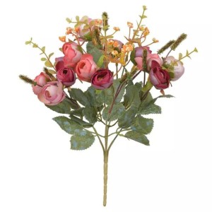 BOTAO ROSA MINI X15 BEAUTY OUTONO ROSA 23CM D&A