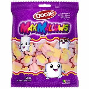 MARSHMALLOW MAXMALLOWS FLOR BAUNILHA 250G - DOCILE - KIN FESTAS