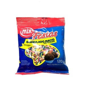 CONFEITO GRANULADO MACIO MISTO 120G MIX