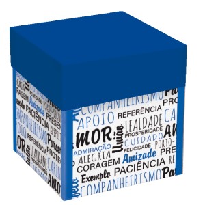 CAIXA MULTIUSO C/TAMPA PALAVRAS KID ART