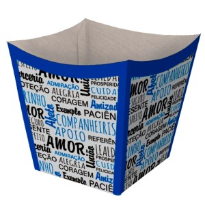 CACHEPOT G - PALAVRAS KID ART