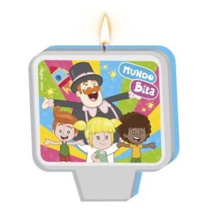 VELA PLANA ADESIVADA MUNDO BITA 2 REGINA