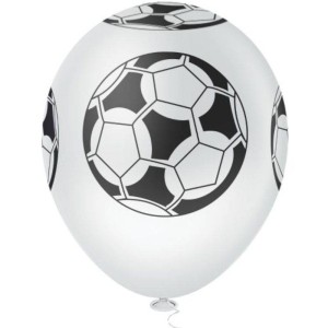 BALAO 10 COM 25 DECORACAO BOLA FUTEBOL PIC PIC RIBERBALL