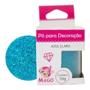 PO PARA DECORAR AZUL CLARO 10G REF.7403 MAGO
