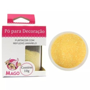 PÓ PARA DECORAÇÃO FURTACOR REFLEXO AMARELO 10G REF.6936 MAGO