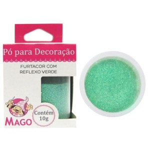 PÓ PARA DECORAÇÃO FURTACOR REFLEXO VERDE 10G REF.7054 MAGO