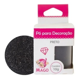 PÓ PARA DECORAÇÃO PRETO 10G REF.7400 MAGO