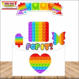 TOPO DE BOLO POP IT CCOM 6 UNIDADES JUNCO