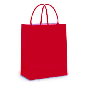 SACOLA K. BRANCO CHAP VERMELHA 17,5X8,5X21,5 CM