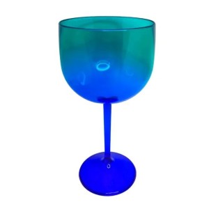 TAÇA GIN ACQUA AZUL/VERDE - KIN FESTAS
