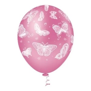 BALAO 10 C/25 DECORACAO BORBOLETAS SORTIDO PIC PIC