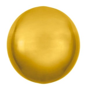BALÃO BOLHA METAL OURO 18' CROMUS