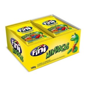 MINHOCAS BRILHO COM 12 UNIDADES DE 15G FINI