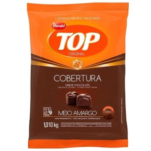 COBERTURA GOTAS MEIO AMARGO TOP 1,01 KG HARALD