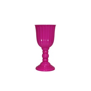 VASO DUBAI GRANDE 18,5X40CM PARA FESTAS E DECORAÇÕES- PINK