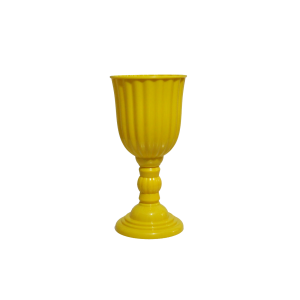 VASO DUBAI GRANDE 18,5X40 - AMARELO