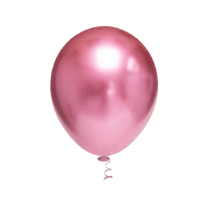 BALÃO PLATINO REDONDO 16 - ROSA C/12