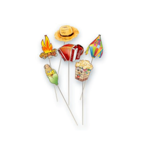 PALITO FESTA JUNINA SORTIDO - C/10 UNIDADES