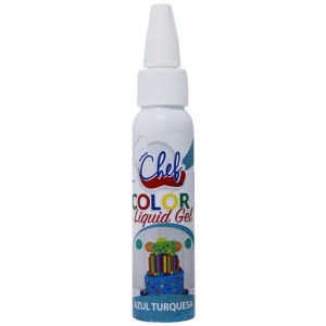 COLOR LIQUID GEL AZUL TURQUESA 25G  ICEBERG